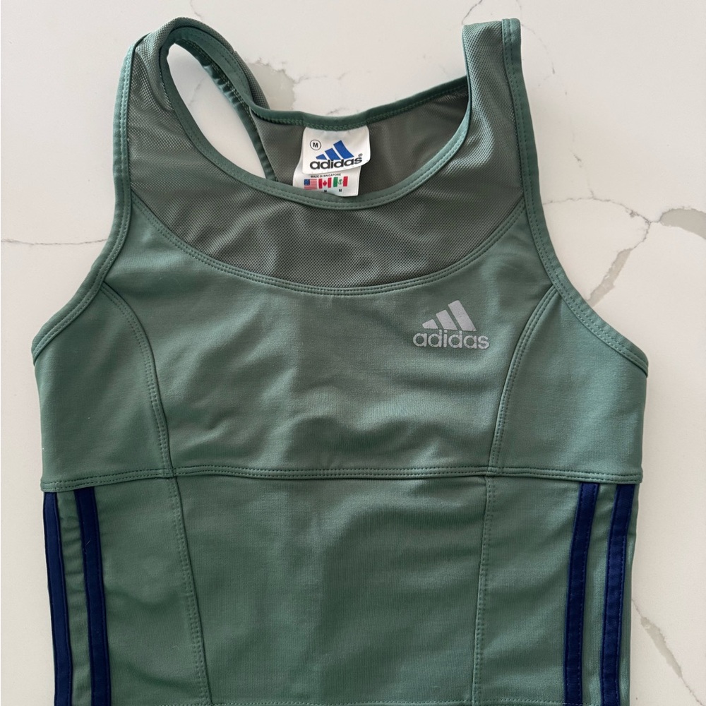 Adidas Olive Green Sports Tank